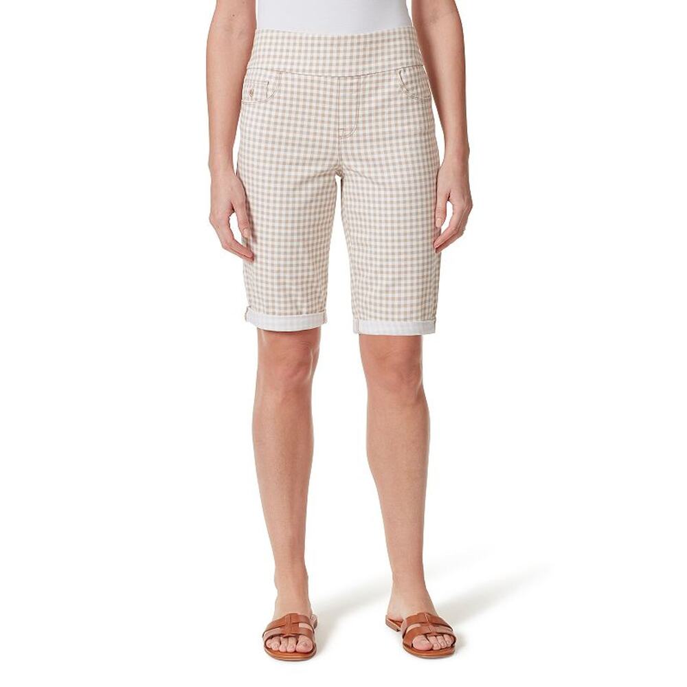 Women's Gloria Vanderbilt Amanda Wide Waistband Bermuda Shorts - 6P - NWT